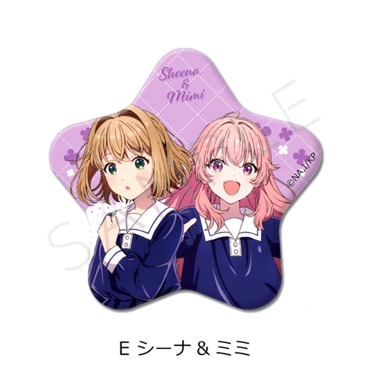 TV Anime I Want to Love You Till Your Dying Day Star-Shaped Can Badge E (Sheena & Mimi) [NEW]