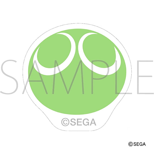 Puyo Puyo Embroidered Patch Sticker / Green Puyo [NEW]
