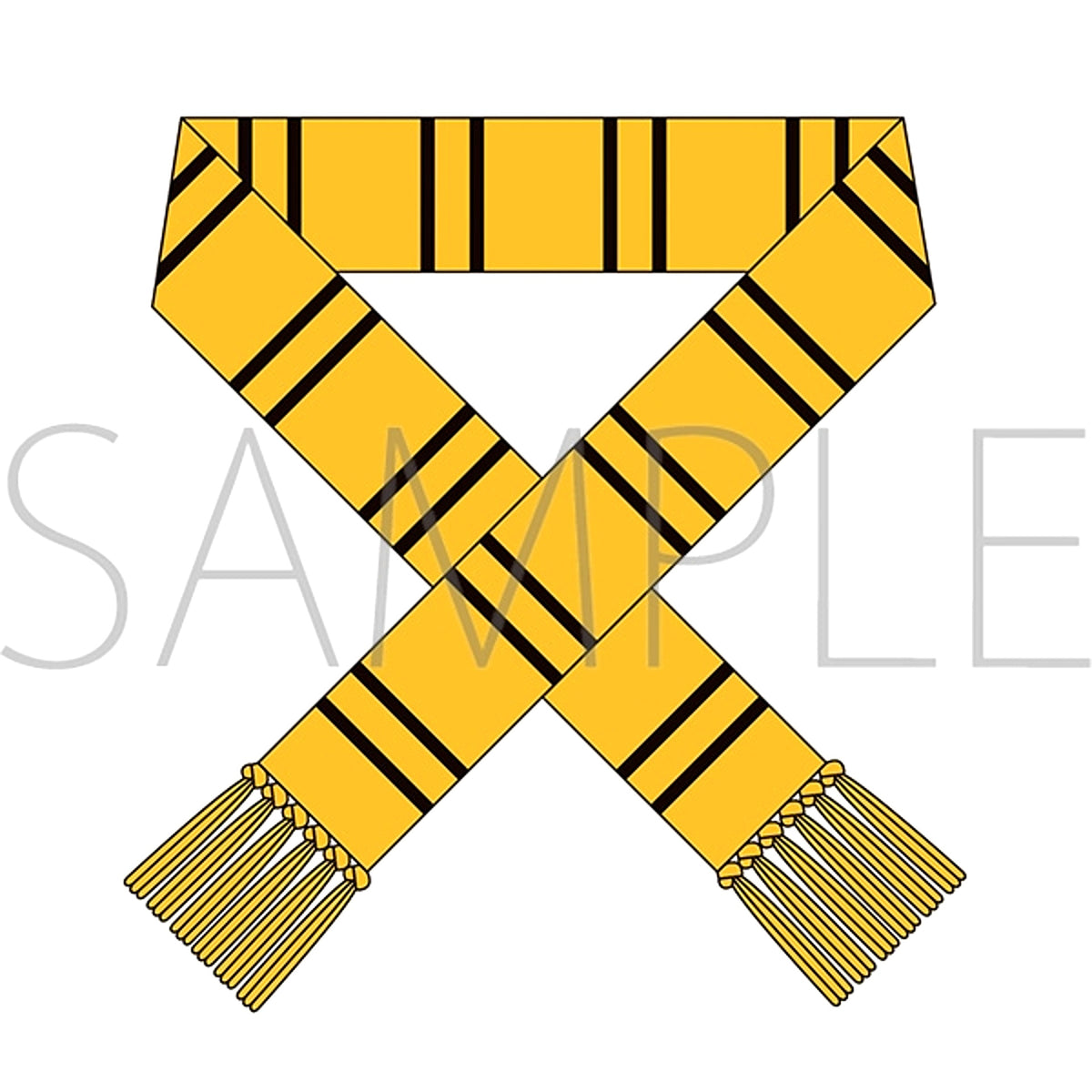 Harry Potter Scarf (Hufflepuff) for Plush [NEW]
