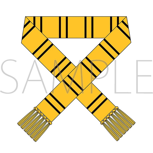 Harry Potter Scarf (Hufflepuff) for Plush [NEW]