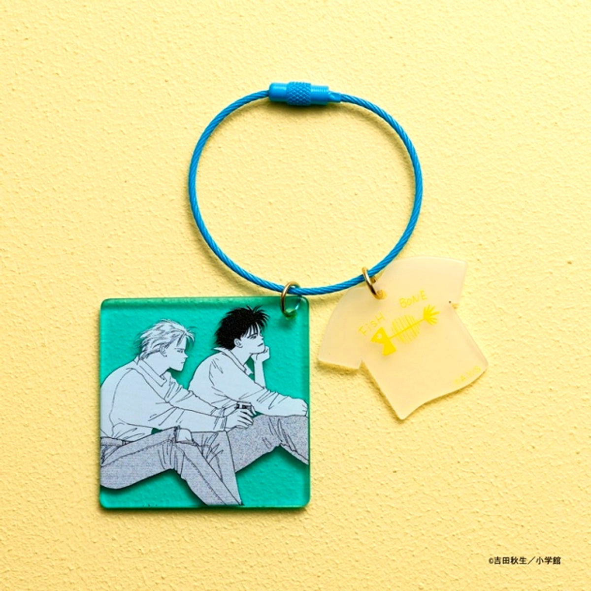 Banana Fish Double Acrylic Key Ring 2. Ash and Eiji [NEW]