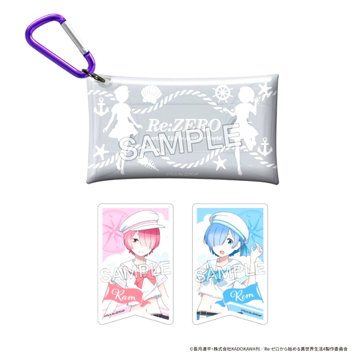 Re:ZERO -Starting Life in Another World- Multi Case with Sticker Marine ver. Ram & Rem [NEW]