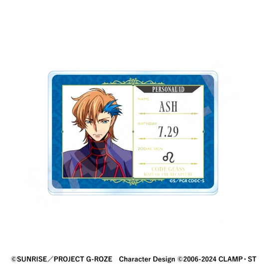 Code Geass: Roze of the Recapture Name Badge (Ash) [NEW]