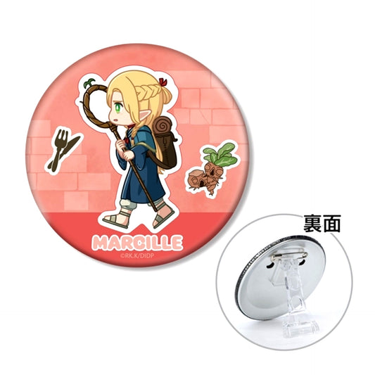 TV Anime Delicious in Dungeon Marcille Chibitoko 3WAY Button Goods - Badge [NEW]