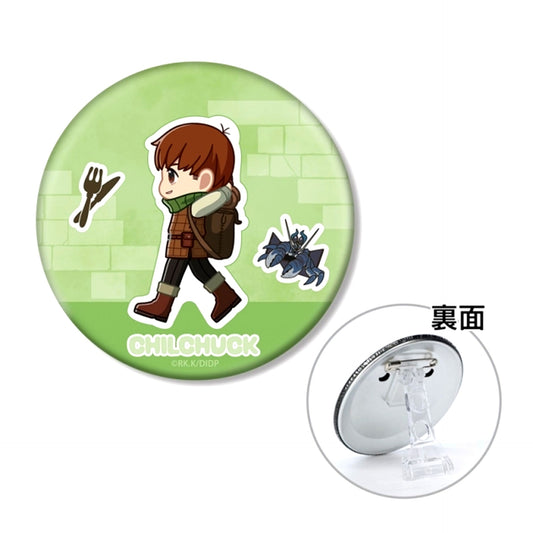 TV Anime Delicious in Dungeon Chilchuck Chibitoko 3WAY Button Goods - Badge [NEW]