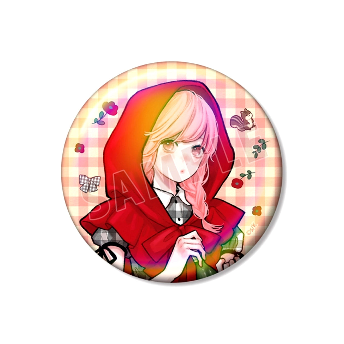 A Sign of Affection Newly Drawn by suu Morishita Yuki Itose Fairy Tale ver. 75mm Aurora Can Badge ver.A [NEW]