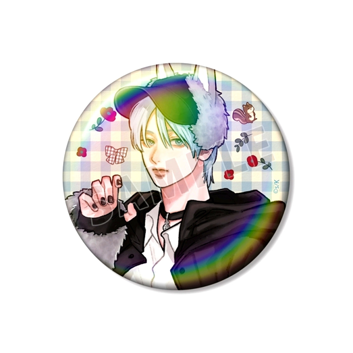 A Sign of Affection Newly Drawn by suu Morishita Itsuomi Nagi Fairy Tale ver. 75mm Aurora Can Badge ver.A [NEW]