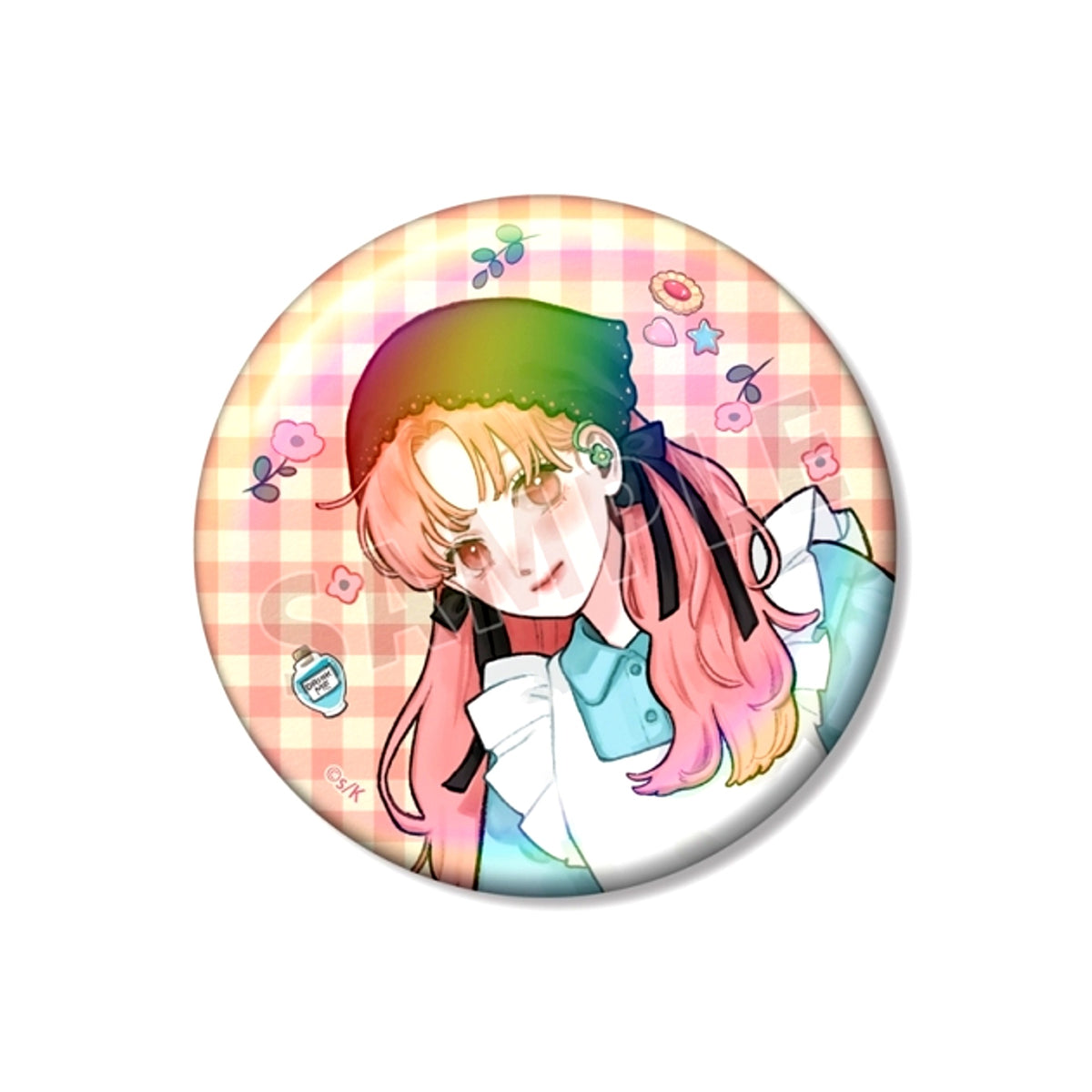 A Sign of Affection Newly Drawn by suu Morishita Yuki Itose Fairy Tale ver. 75mm Aurora Can Badge ver.B [NEW]