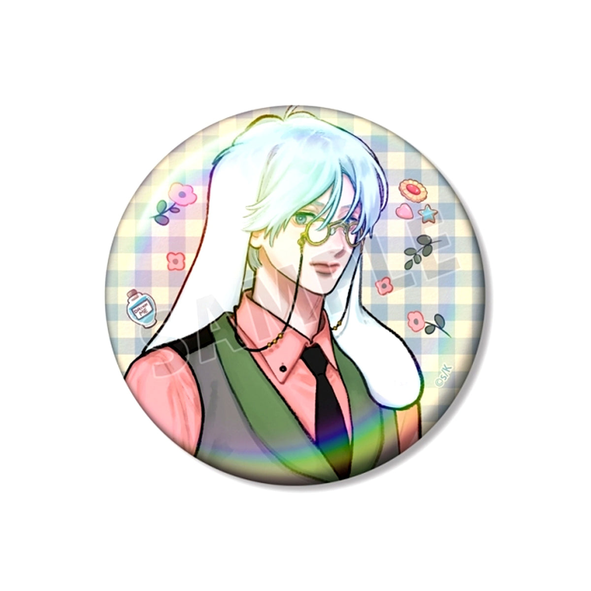 A Sign of Affection Newly Drawn by suu Morishita Itsuomi Nagi Fairy Tale ver. 75mm Aurora Can Badge ver.B [NEW]