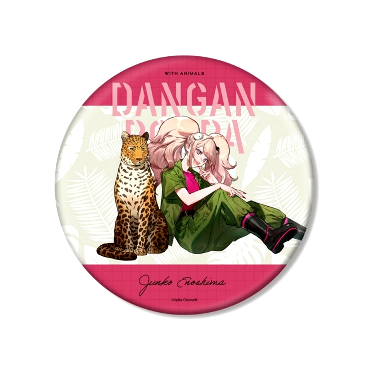Danganronpa Series Tsubata Nozaki Illustration Junko Enoshima Zookeeper ver. BIG Can Badge [NEW]