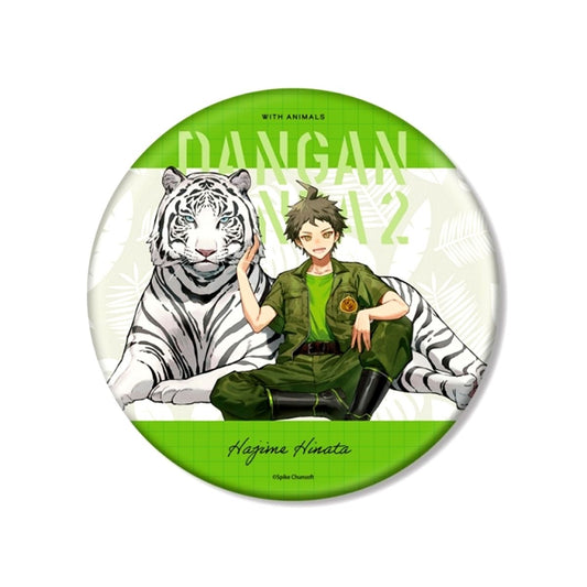 Danganronpa Series Illustration by Tsubata Nozaki Hajime Hinata Zookeeper ver. BIG Can Badge [NEW]