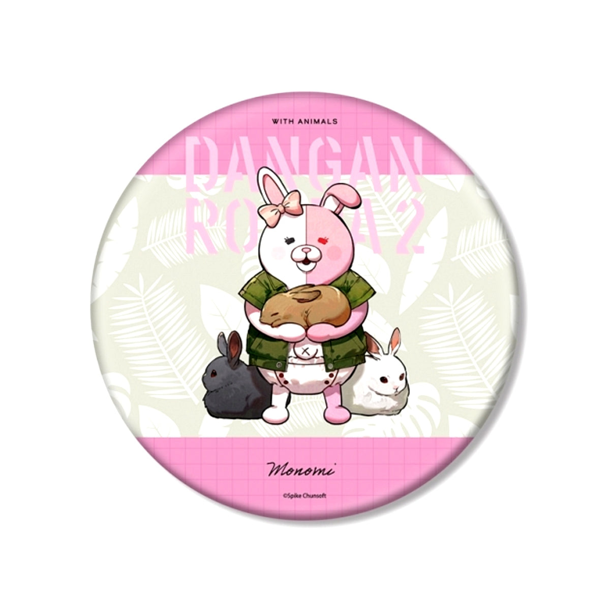 Danganronpa Series Illustrated by Tsubata Nozaki Monomi Zookeeper ver. BIG Can Badge [NEW]
