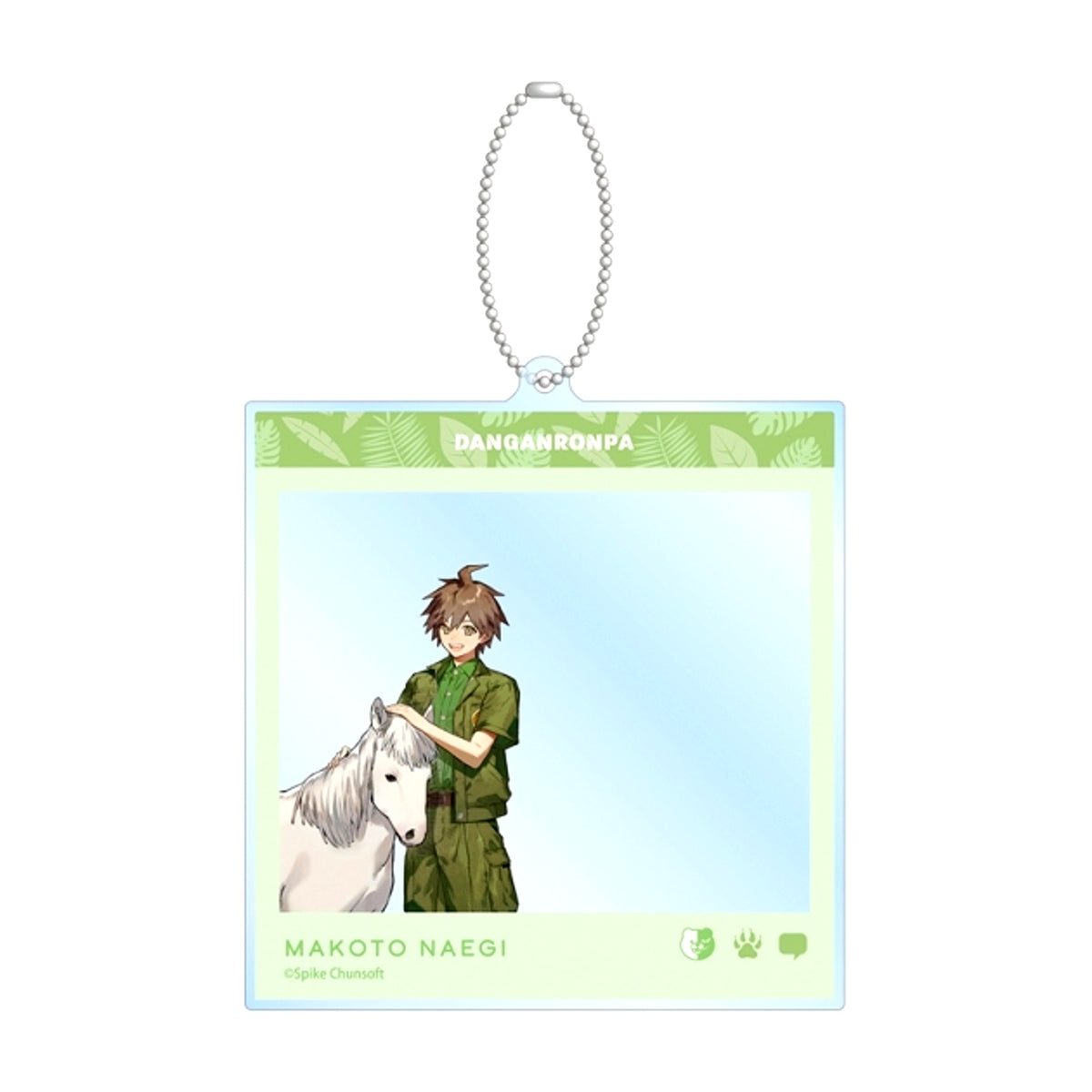 Danganronpa Series Tsubata Nozaki Illustration Makoto Naegi Zookeeper ver. SNS Style BIG Acrylic Keychain [NEW]