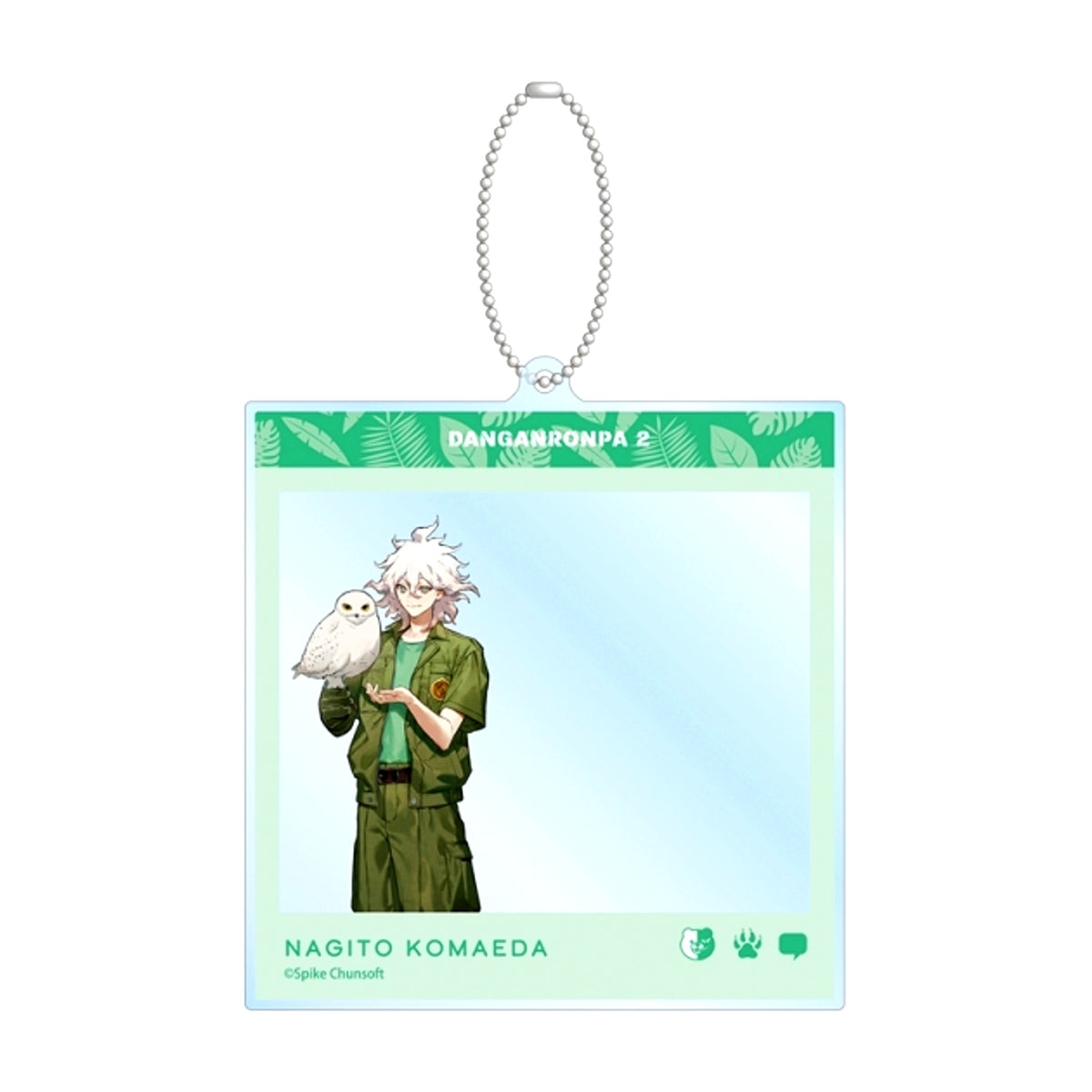 Danganronpa Series Tsubata Nozaki Illustration Nagito Komaeda Zookeeper ver. SNS Style BIG Acrylic Keychain [NEW]