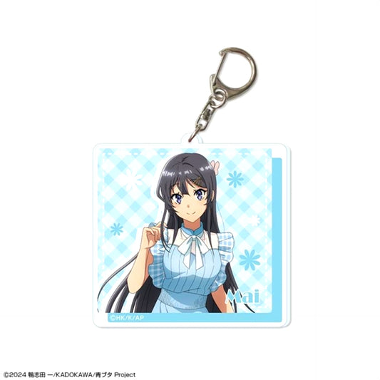Rascal Does Not Dream Series Big Acrylic Keychain Design 01 (Mai Sakurajima / Summer Check ver.) Goods - Keychain Newly Drawn Resale [NEW]