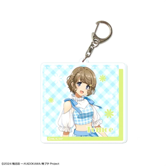 Rascal Does Not Dream Series Big Acrylic Keychain Design 02 (Yuika Koga / Summer Check ver.) Goods - Keychain Newly Drawn Resale [NEW]