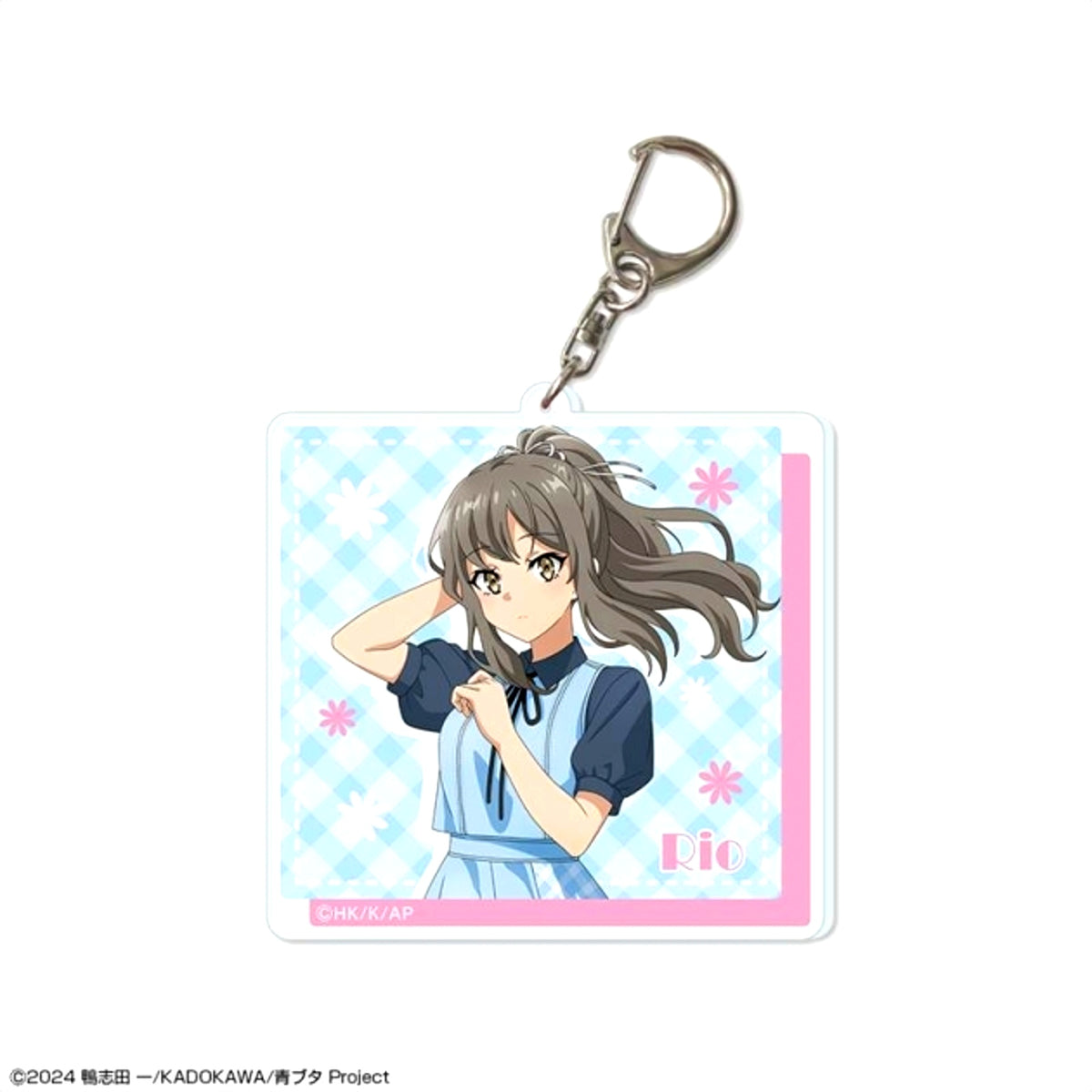 Rascal Does Not Dream Series Big Acrylic Keychain Design 03 (Rio Futaba / Summer Check ver.) Goods - Keychain Newly Drawn Resale [NEW]