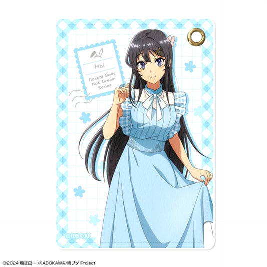 Rascal Does Not Dream Series Razor Pass case Design 01 (Mai Sakurajima / Summer Check ver.) Goods - Pass case Newly Drawn Resale [NEW]