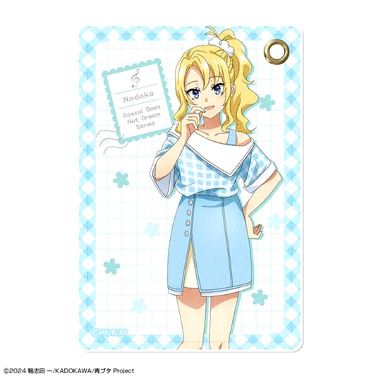 Rascal Does Not Dream Series Razor Pass case Design 04 (Toyohama Nodoka / Summer Check ver.) Goods - Pass case Newly Drawn Resale [NEW]