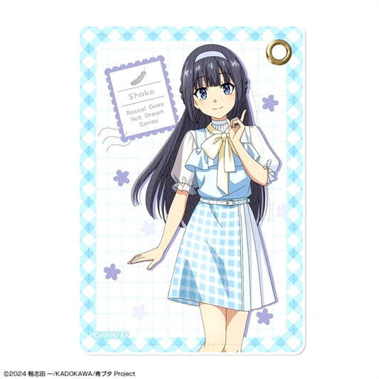 Rascal Does Not Dream Series Razor Pass case Design 06 (Shoko Makinohara / Summer Check ver.) Goods - Pass case Newly Drawn Resale [NEW]