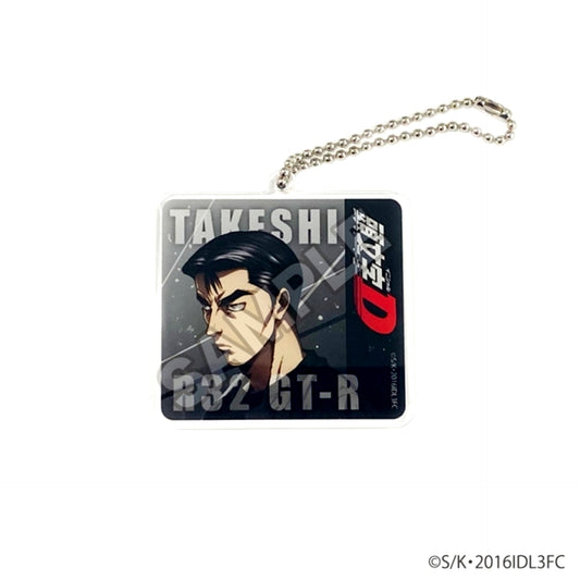 New Initial D the Movie Legend 3 -Dream- Acrylic Keychain Takeshi Nakazato (Reissue) [NEW]