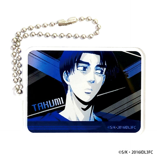 New Initial D the Movie Legend 3 -Dream- Monotone Art Acrylic Keychain Takumi Fujiwara (Reissue) [NEW]