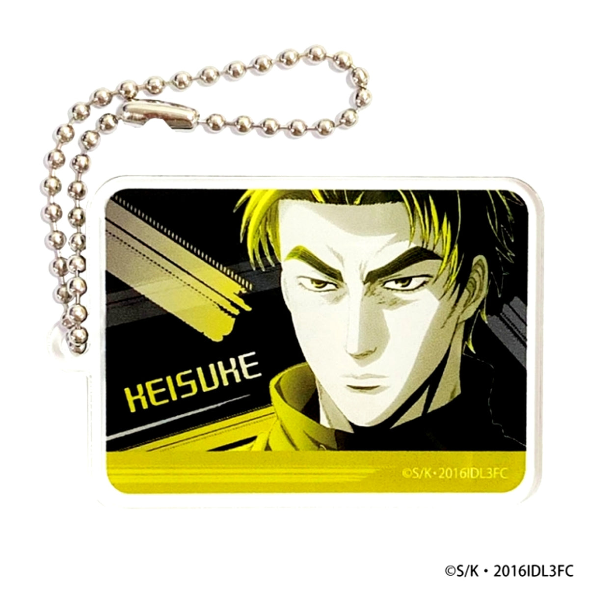 New Initial D the Movie Legend 3 -Dream- Monotone Art Acrylic Keychain Keisuke Takahashi (Reissue) [NEW]