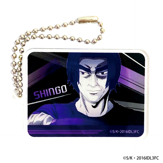 New Initial D the Movie Legend 3 -Dream- Monotone Art Acrylic Keychain Shingo Shoji (Reissue) [NEW]