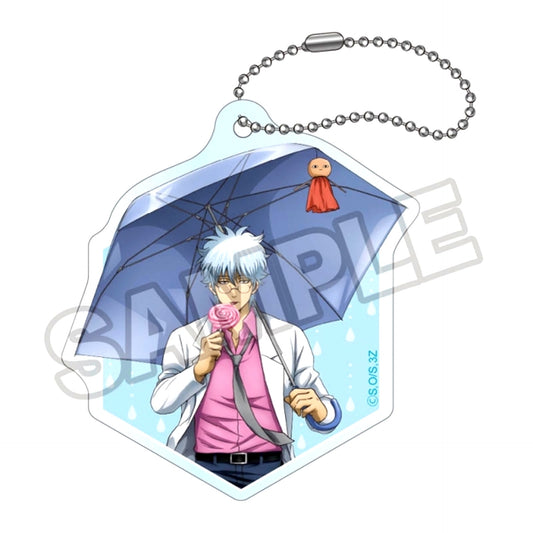 Grade 3Z Ginpachi-Sensei Rainy Season Acrylic Keychain Ginpachi Sakata (Reissue) [NEW]