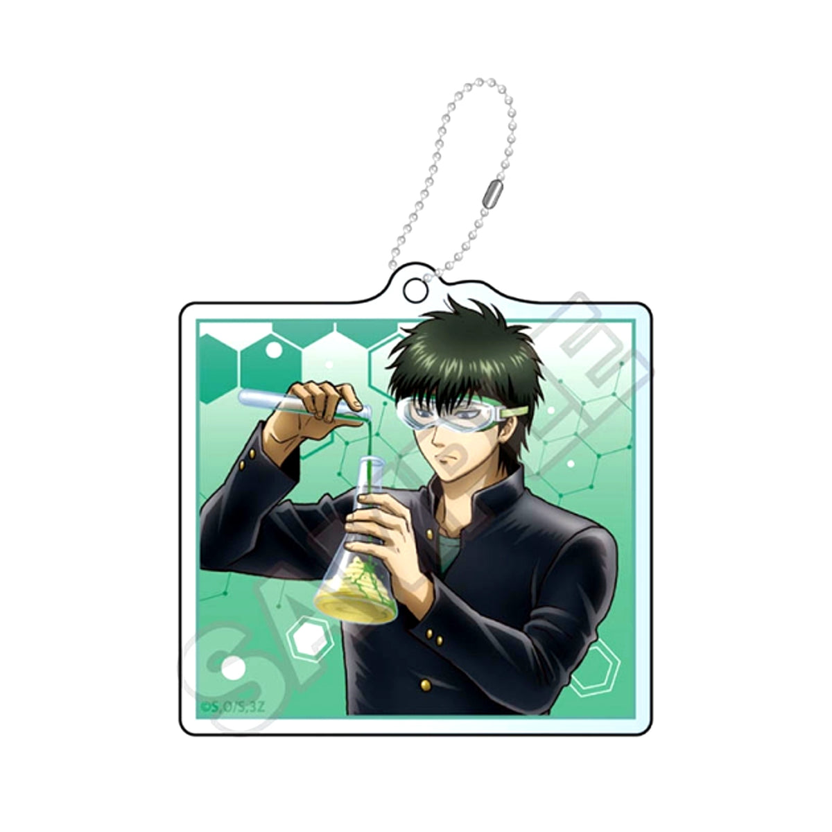 Grade 3Z Ginpachi-Sensei Science Class Acrylic Keychain Toshiro Hijikata (Reissue) [NEW]