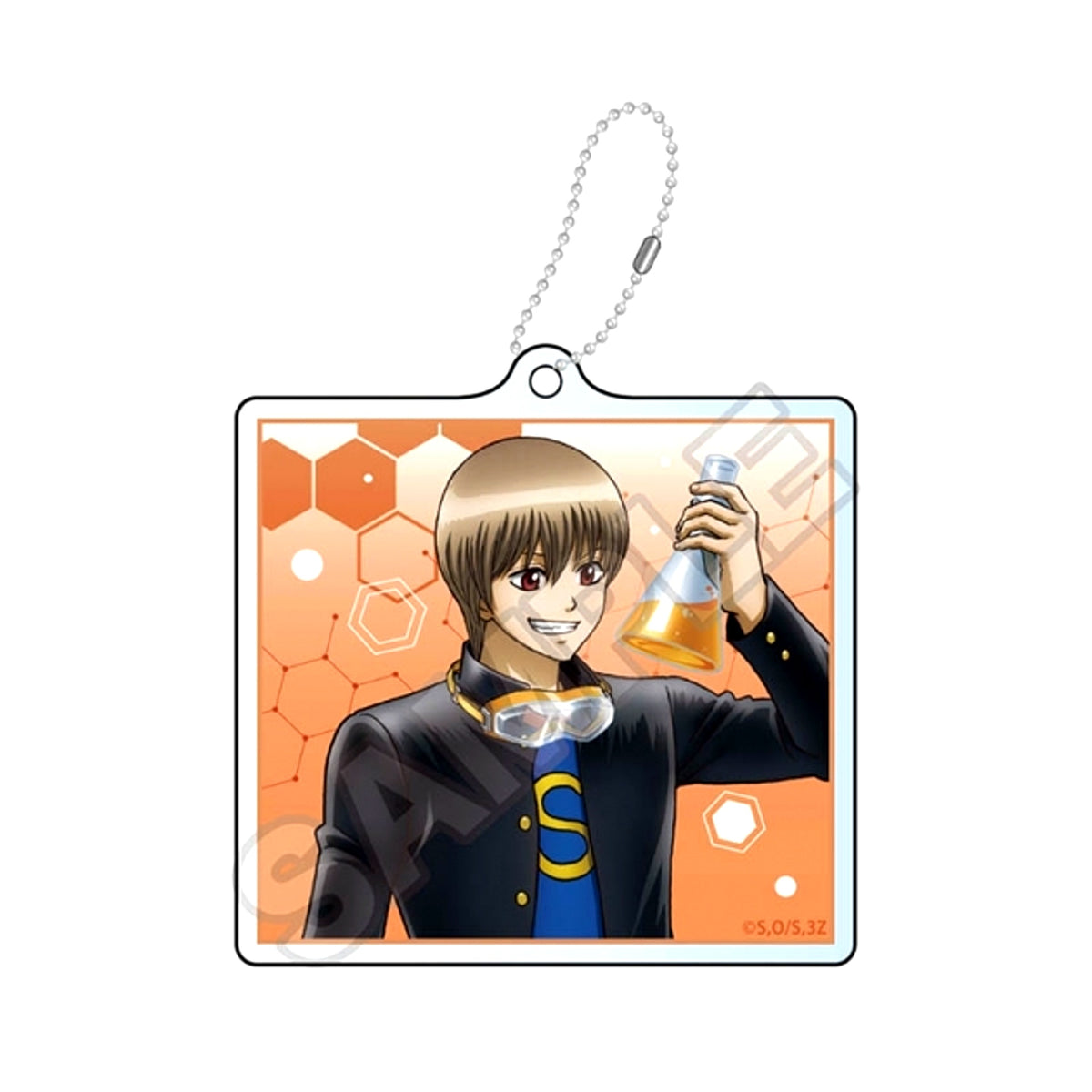 Grade 3Z Ginpachi-Sensei Science Class Acrylic Keychain Sogo Okita (Reissue) [NEW]