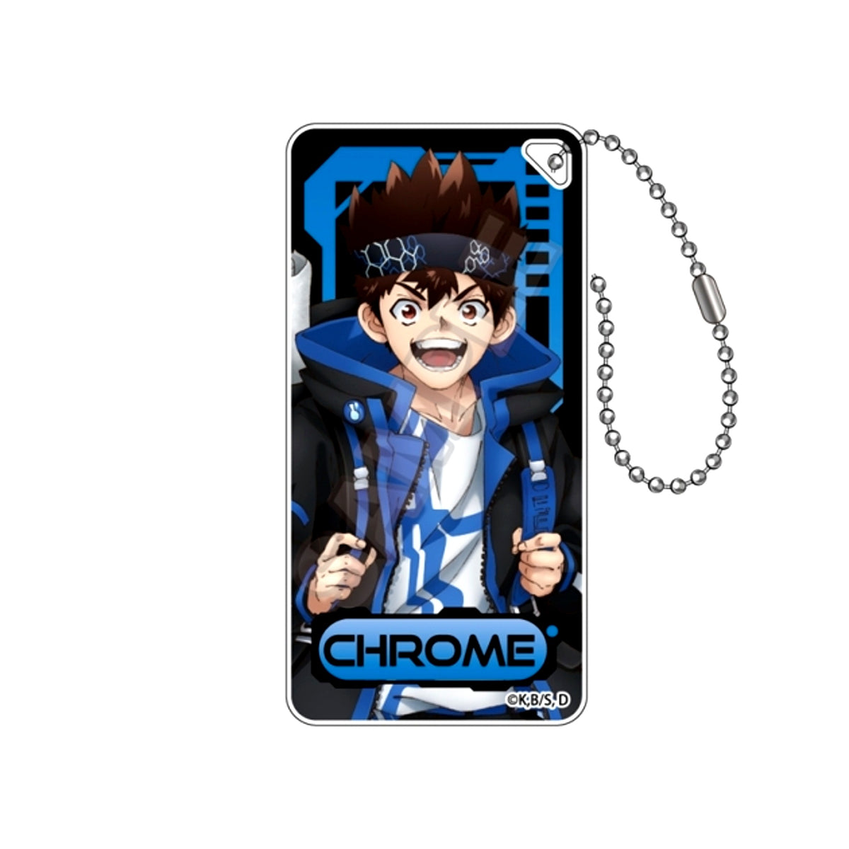 Dr.STONE Cyberpunk Domiterior Keychain Chromium Goods - Keychain Resale [NEW]