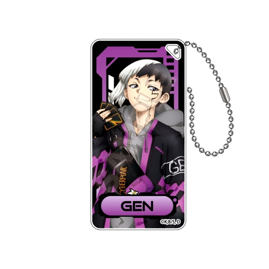 Dr.STONE Cyberpunk Domiterior Keychain Gen Asagiri Goods - Keychain Resale [NEW]