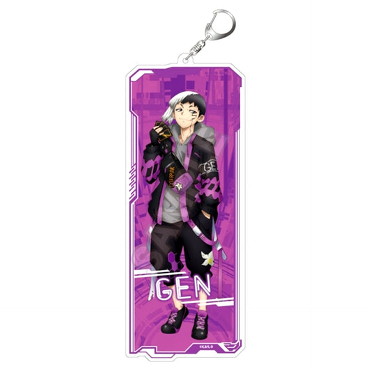 Dr.STONE Cyberpunk Acrylic Keychain Big Gen Asagiri Goods - Keychain Resale [NEW]