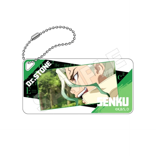 Dr.STONE NEW WORLD Domiterior Keychain Senku Ishigami Goods - Keychain Resale [NEW]