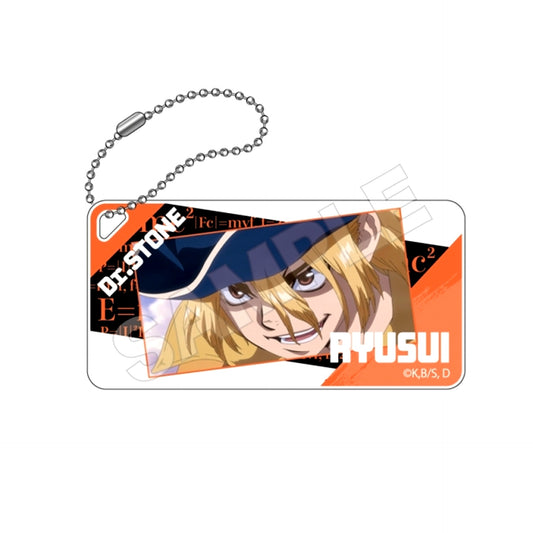Dr.STONE NEW WORLD Domiterior Keychain Ryusui Nanami Goods - Keychain Resale [NEW]