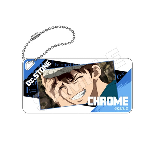 Dr.STONE NEW WORLD Domiterior Keychain Chromium Goods - Keychain Resale [NEW]