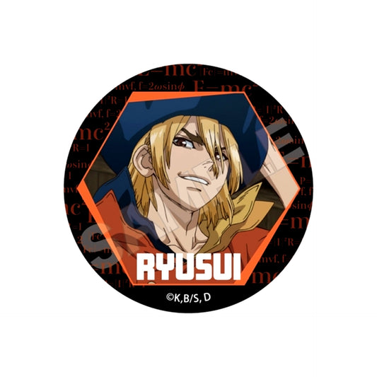 Dr.STONE NEW WORLD Button Ryusui Nanami Goods - Badge Resale [NEW]
