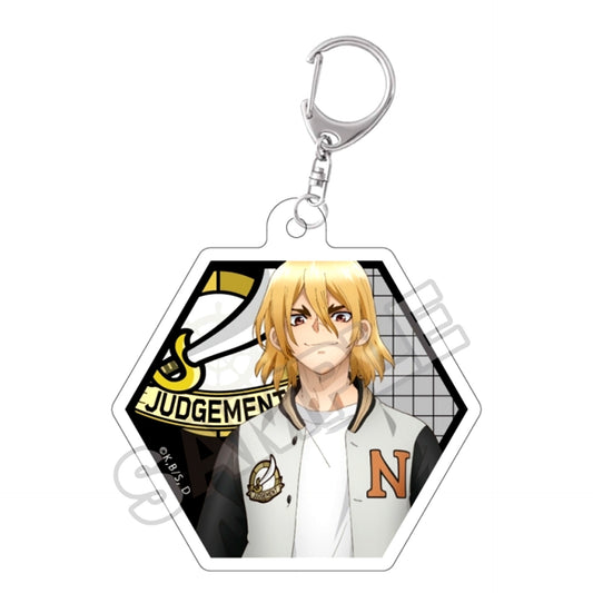 Dr.STONE Monotone Street Die Cut Acrylic Keychain Ryusui Nanami Goods - Keychain Resale [NEW]