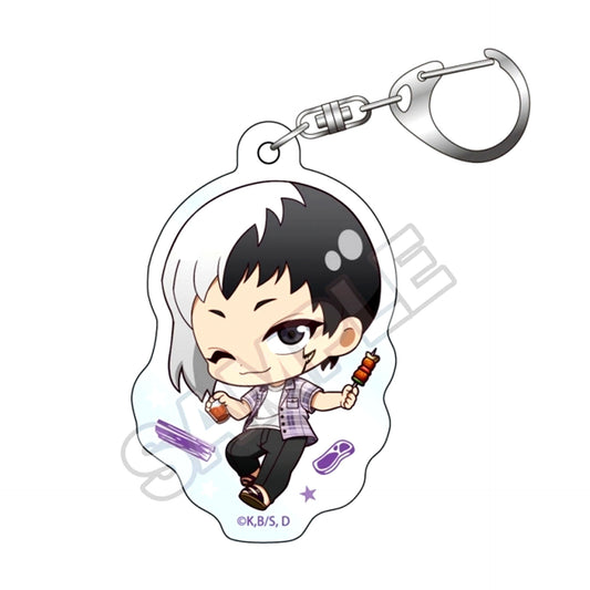 Dr.STONE Chibittsu! Barbecue Acrylic Keychain Gen Asagiri Goods - Keychain Resale [NEW]