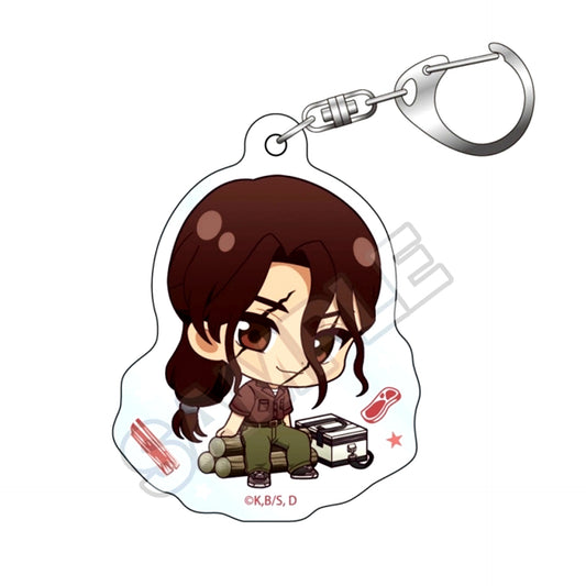 Dr.STONE Chibittsu! Barbecue Acrylic Keychain Tsukasa Shishio Goods - Keychain Resale [NEW]