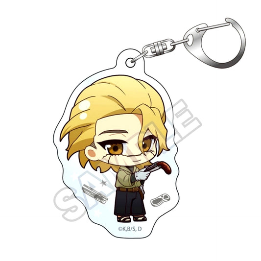 Dr.STONE Chibittsu! Barbecue Acrylic Keychain Stanley Snyder (Reissue) [NEW]