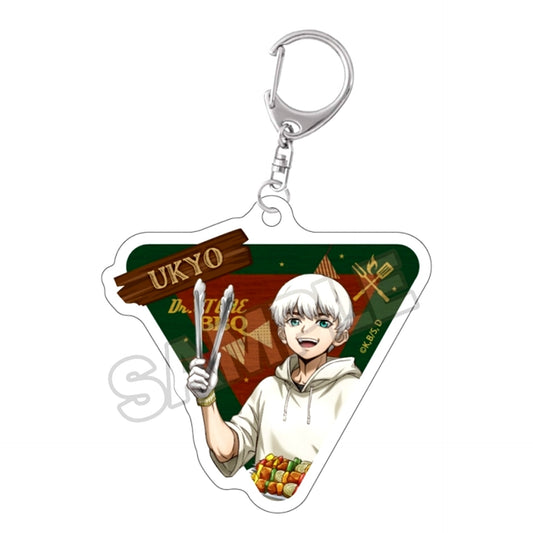 Dr.STONE Barbecue Acrylic Keychain Ukyo Saionji Goods - Keychain Resale [NEW]