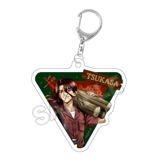 Dr.STONE Barbecue Acrylic Keychain Tsukasa Shishio Goods - Keychain Resale [NEW]