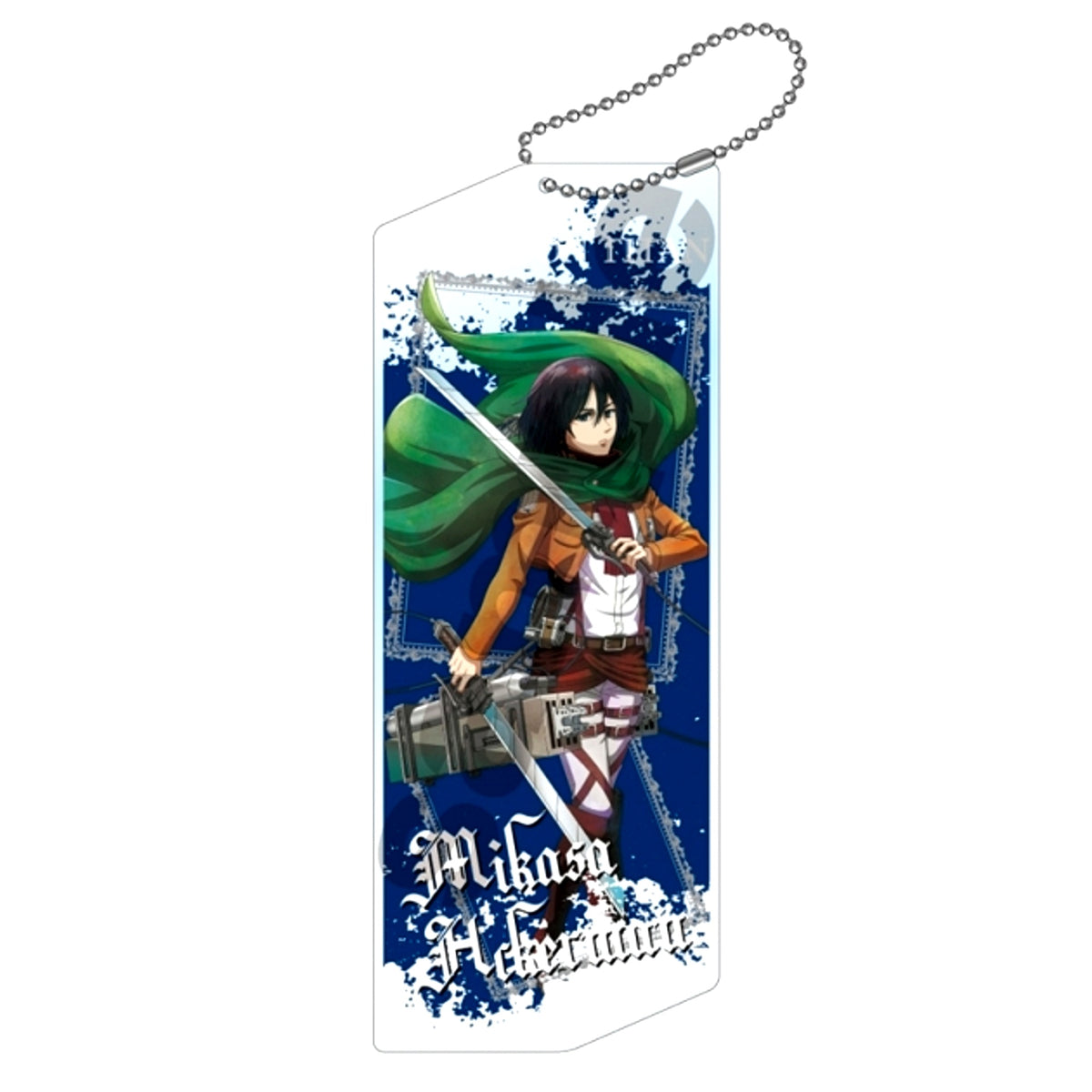 Attack on Titan be determined Acrylic Keychain BIG Mikasa Ackerman (Reissue) [NEW]