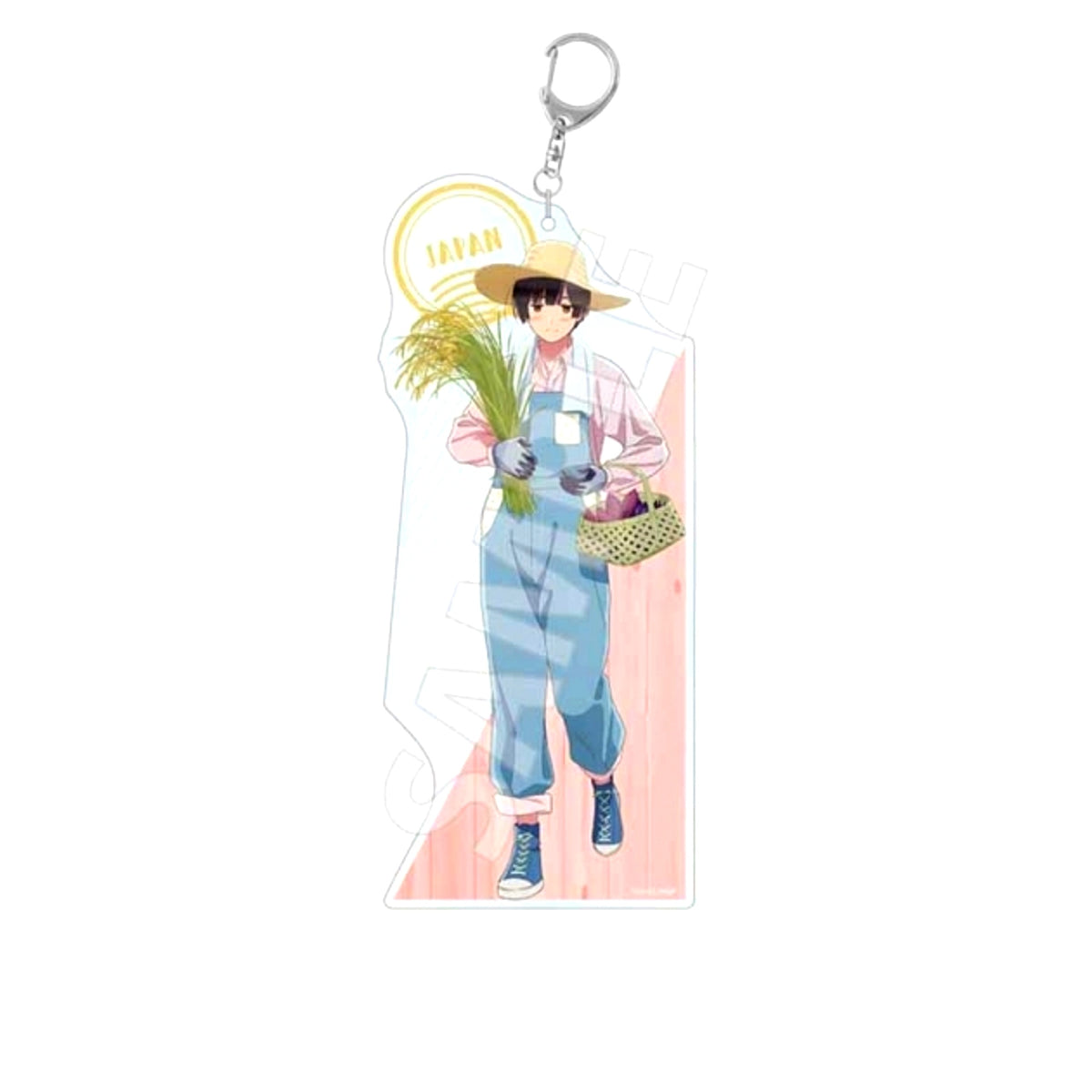 Anime Hetalia World Stars Harvest Festival Acrylic Keychain BIG Japan (Reissue) [NEW]