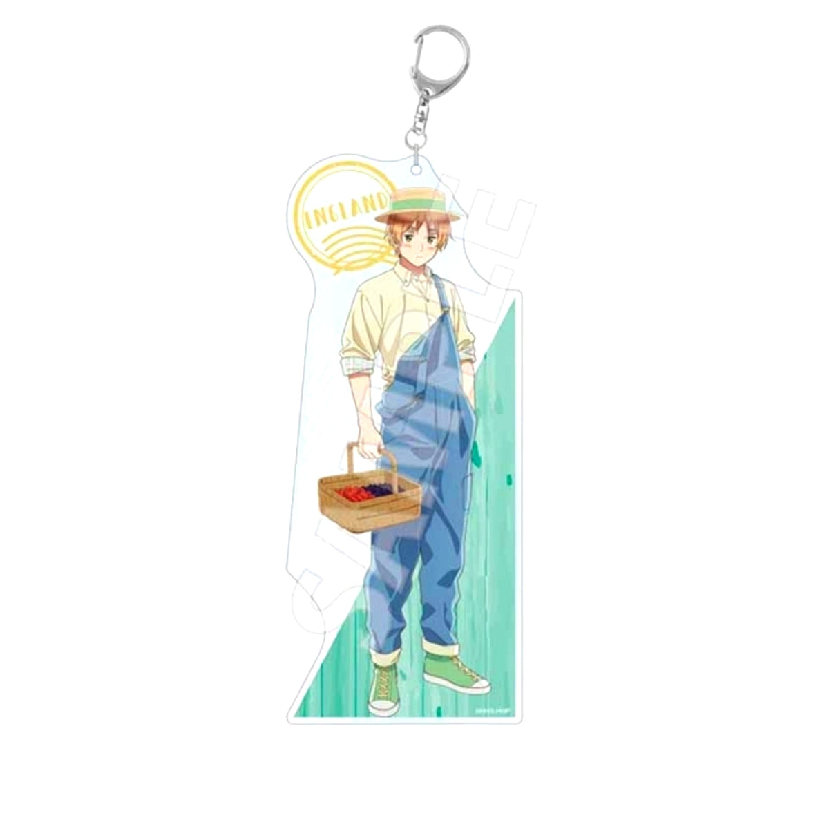 Anime Hetalia World Stars Harvest Festival BIG Acrylic Keychain United Kingdom (Reissue) [NEW]