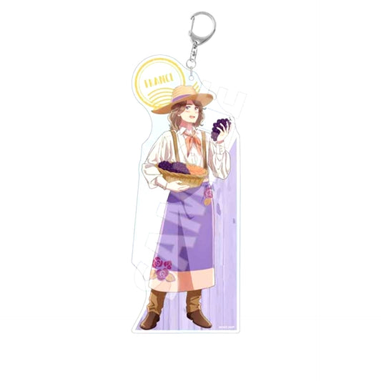 Anime Hetalia World Stars Harvest Festival BIG Acrylic Keychain France (Reissue) [NEW]