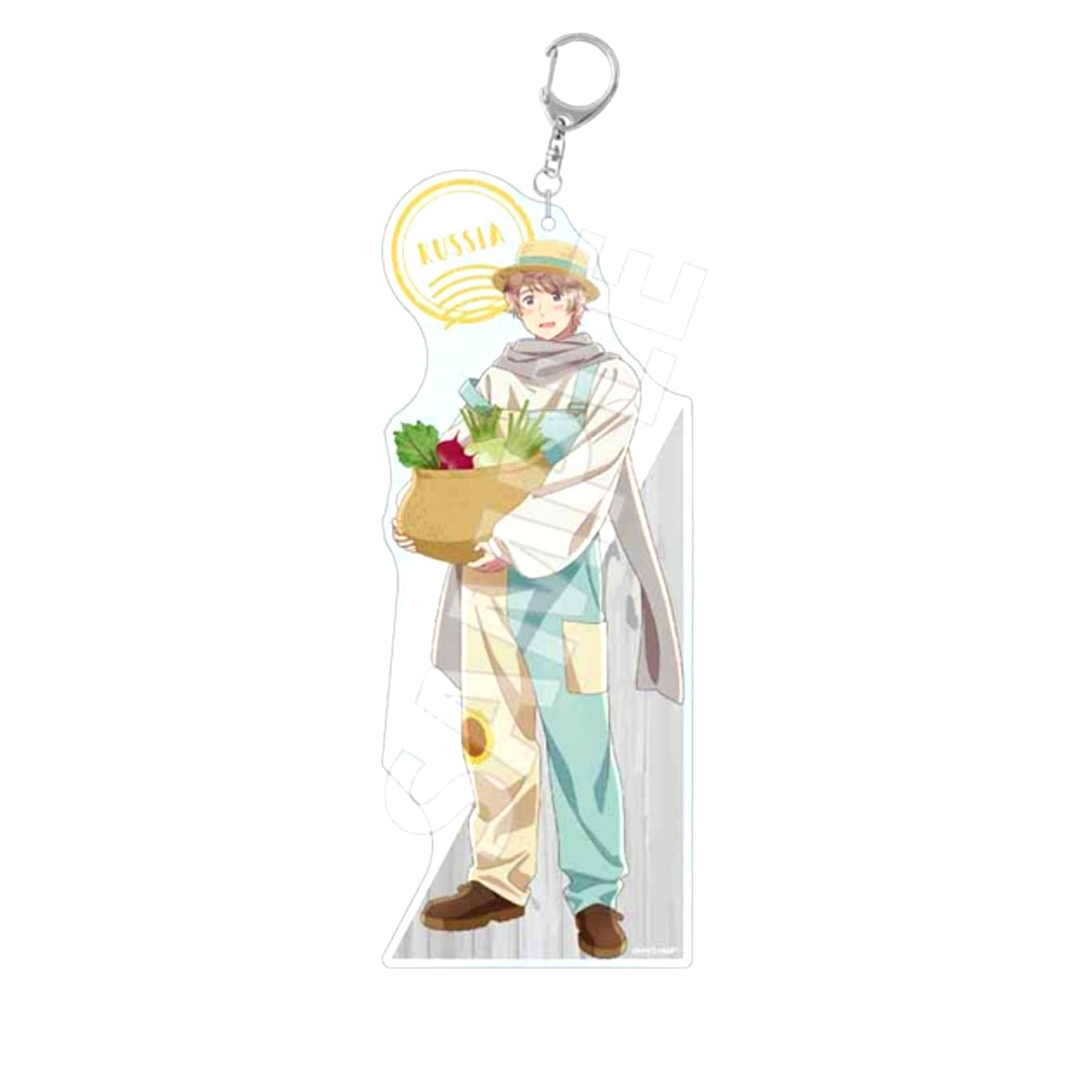 Anime Hetalia World Stars Harvest Festival BIG Acrylic Keychain Russia (Reissue) [NEW]
