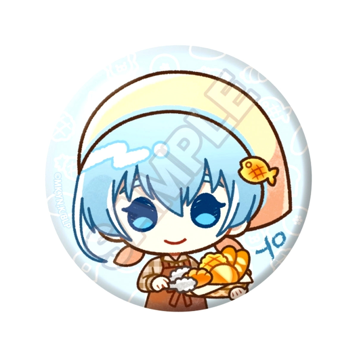 TV Anime Blue Lock Crayon Touch Bakery Can Badge Yo Hiori (Reissue) [NEW]